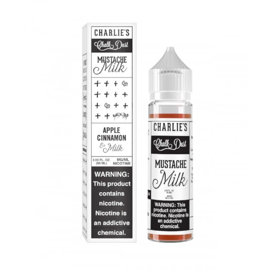 Charlies Chalk Dust Mustache Milk UK