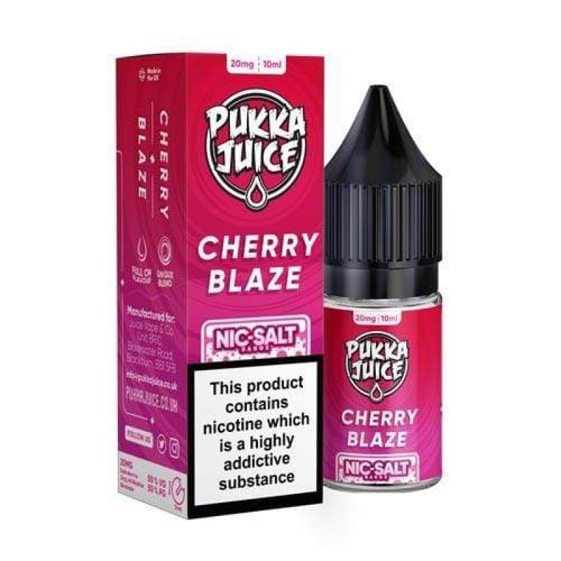 Pukka Juice Cherry Blaze Nic Salt UK