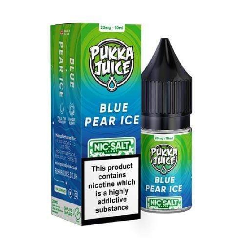 Pukka Juice Blue Pear Ice Nic Salt UK
