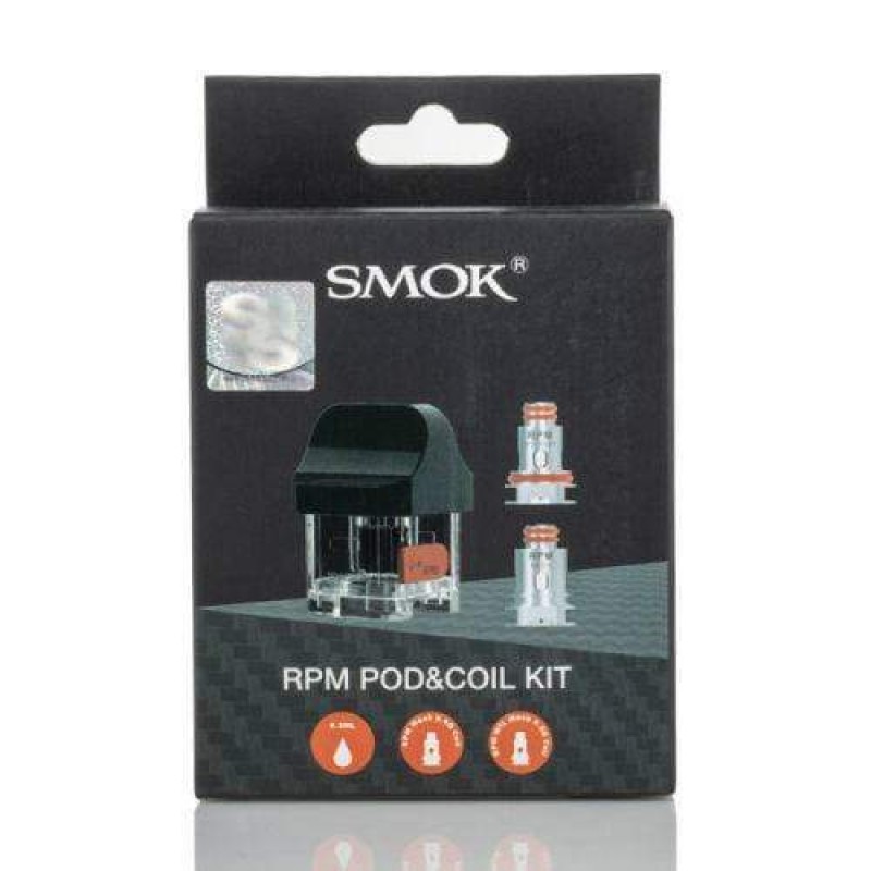 SMOK RPM E-Liquid Pod + 2 x Replacement Coils UK
